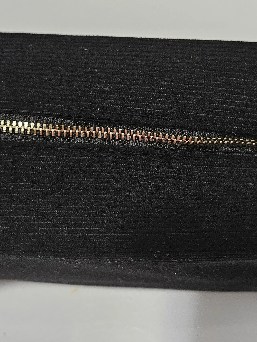 La Prairie Switzerland Black Women’s Clutch Cosmetic Bag - Elegant Gold Logo